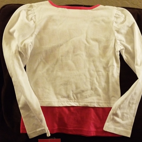 NWT Hello Kitty Long Sleeve Hearts & Sparkles Tee - Picture 5 of 5